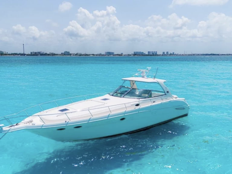Hire Luxury Yacht with or without skipper Sea Ray Cancún