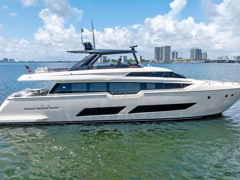 Hire a Ferretti THE BRASS RING Fort Lauderdale