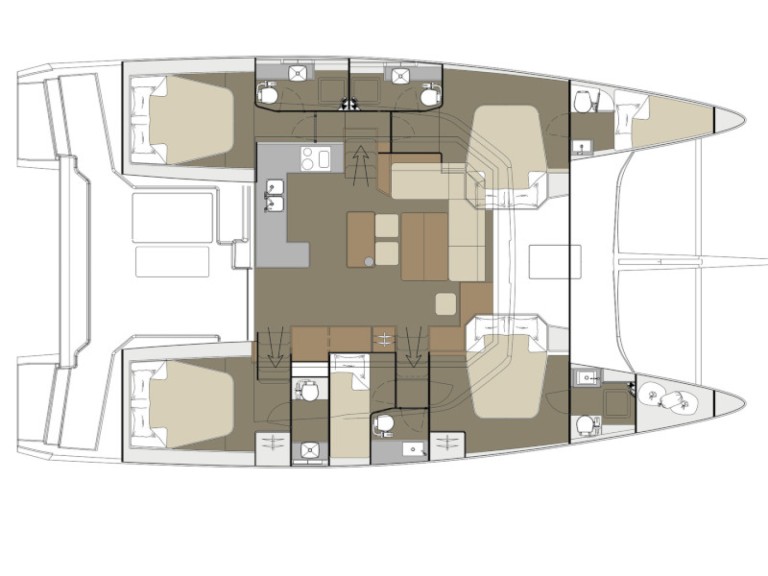 Charter a Dufour Dufour Catamarans 48 Sail in Lefkáda on Samboat