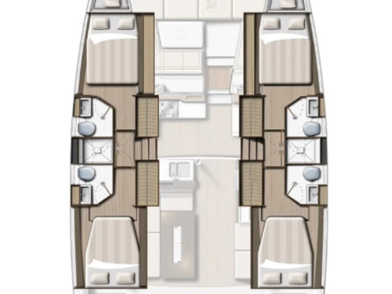 Catamaran hire in Port des Marines de Cogolin - Bali Bali 4.2