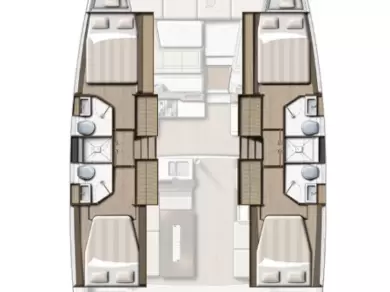 Catamaran hire in Port des Marines de Cogolin - Bali Bali 4.2