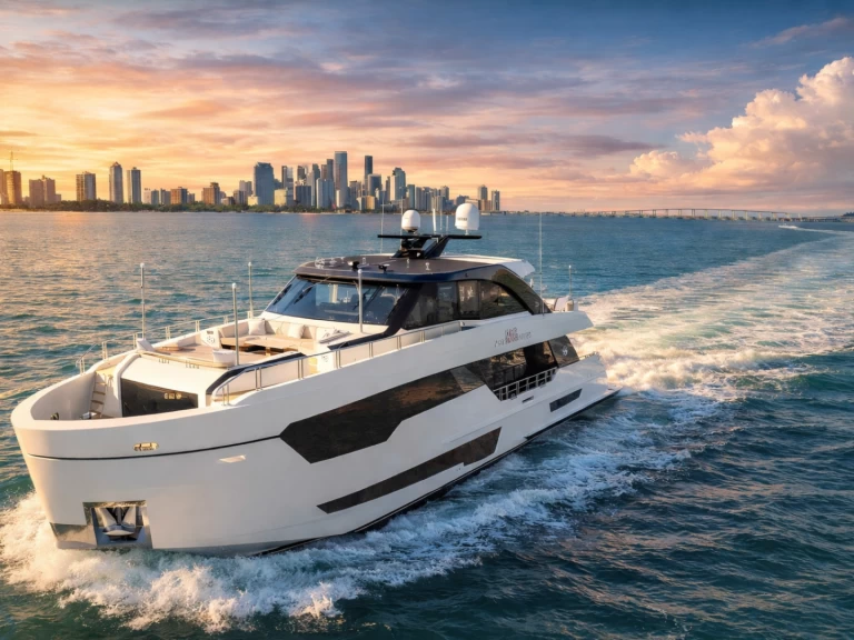 Luxury Yacht hire in Miami - Ocean alexander 28