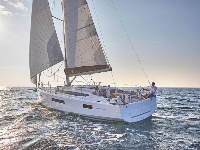 Jeanneau Sun Odyssey 410 charter bareboat or skippered in  Alimos