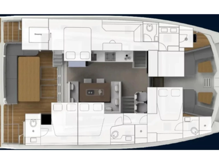 Yacht hire Alimos cheap Aventura 50 - 4 + 1 cab.