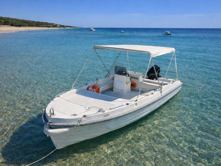 Assos FunBoat Mango charter bareboat or skippered in  Provatas