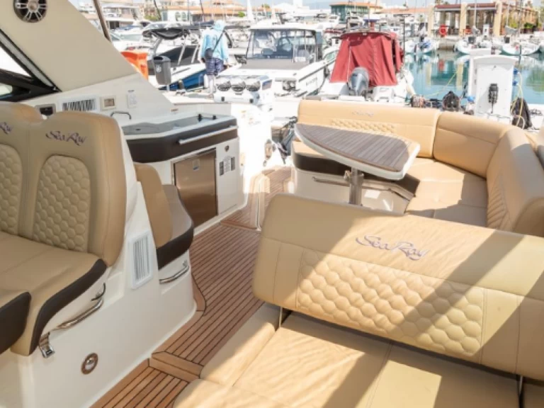 Sea Ray Sundancer 320 charter bareboat or skippered in  Ayia Napa