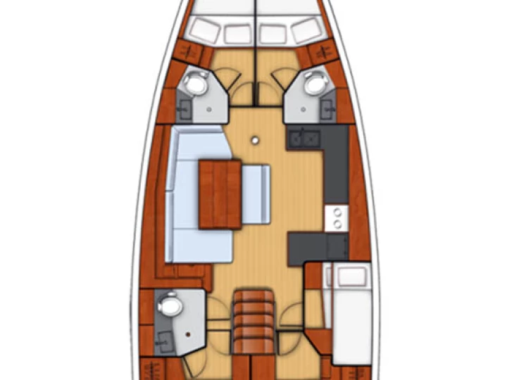 Yacht hire Lidingö cheap Oceanis 48