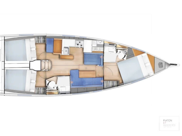Jeanneau Sun Odyssey 410 charter bareboat or skippered in  Lefkáda