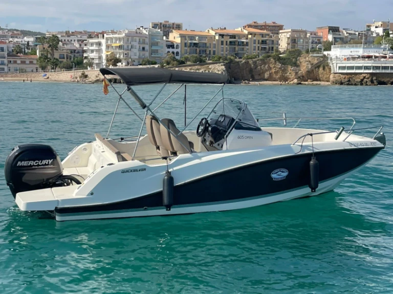 Quicksilver Activ 605 Open charter bareboat or skippered in  Sitges