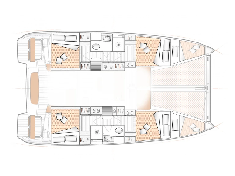 Hire Catamaran with or without skipper Excess Paros (Island)