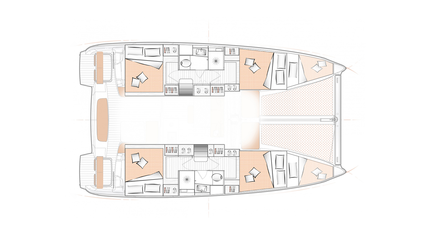Hire Catamaran with or without skipper Excess Paros (Island)