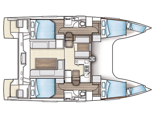 Hire Catamaran Nautitech with a boat licence