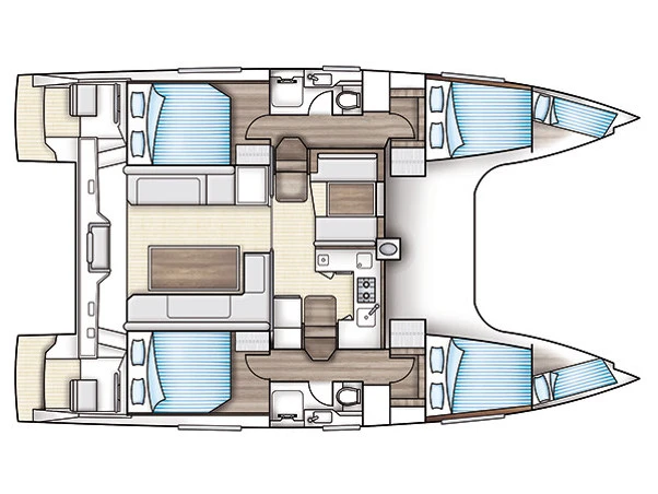Hire Catamaran Nautitech with a boat licence