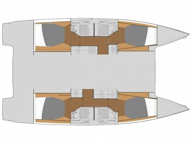 Catamaran hire in Primošten - Fountaine Pajot Astrea 42