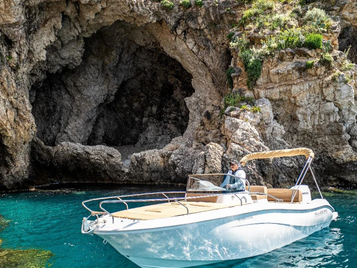 Allegra Boats 21 Sun charter bareboat or skippered in  Giardini-Naxos