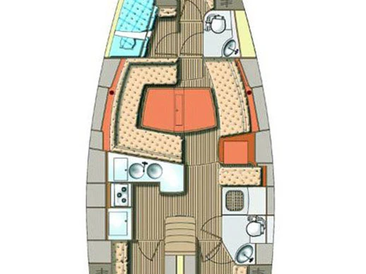 Sailboat hire in Biograd na Moru - Elan Impression 45