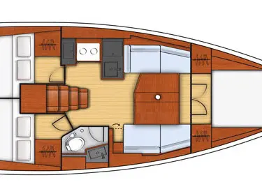 Yacht hire Biograd na Moru cheap Oceanis 38.1