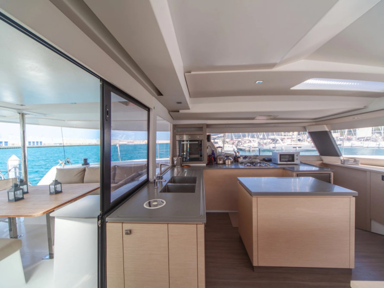 Fountaine Pajot Saba 50 charter bareboat or skippered in  Capo d'Orlando