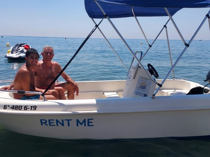 Astec 400 charter bareboat or skippered in  Málaga