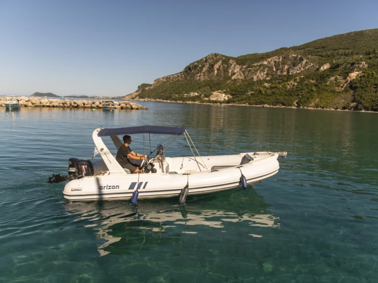 Horizon 580 charter bareboat or skippered in  Aríllas