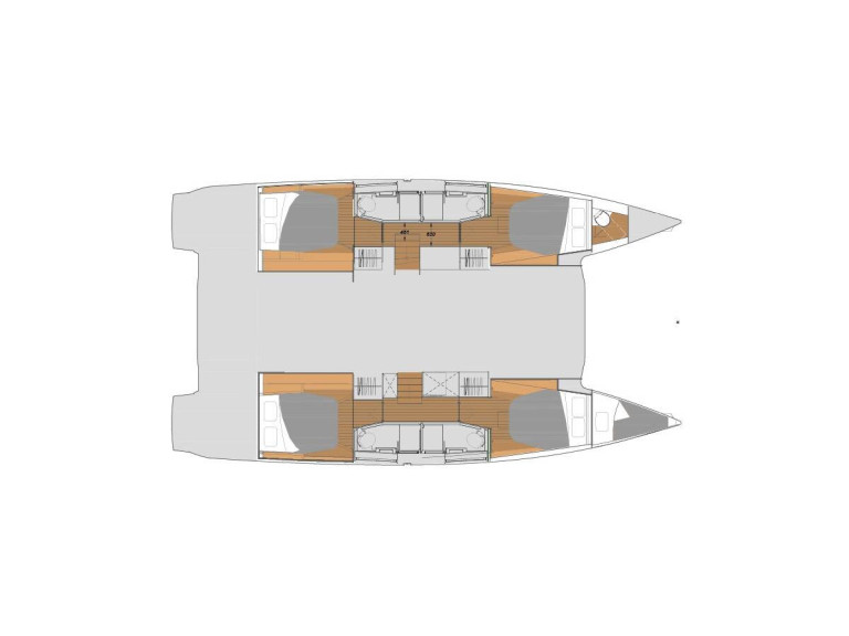 Yacht charter Cogolin - Fountaine Pajot Elba 45 S on SamBoat