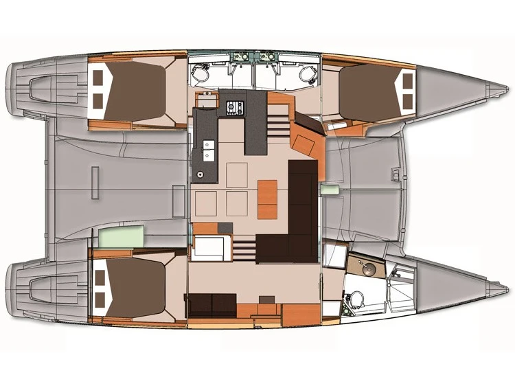 Hire a Fountaine Pajot Helia 44 Cogolin