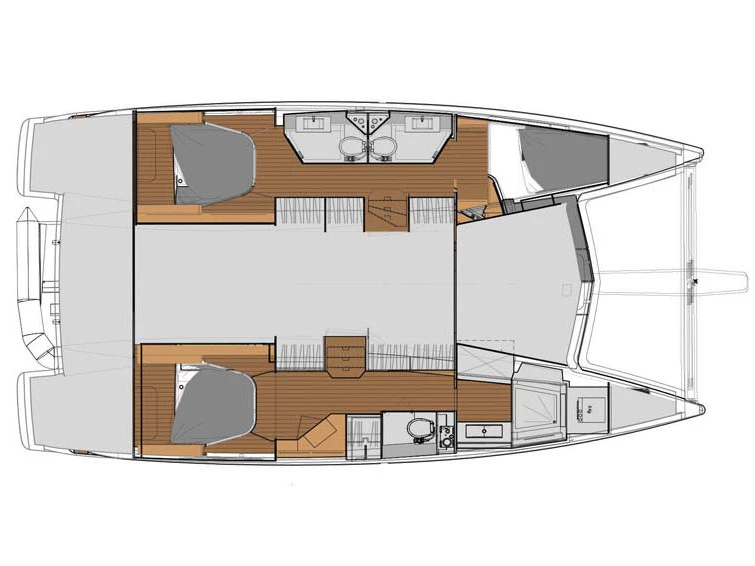 Hire Catamaran with or without skipper Fountaine Pajot Cogolin