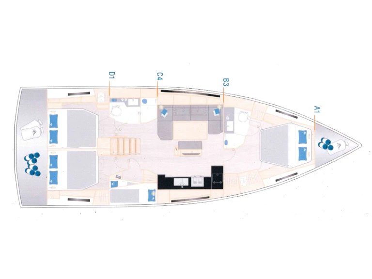 Hire Sailboat with or without skipper Hanse Cogolin