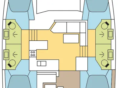 Yacht charter Bas du Fort - Fountaine Pajot Astrea 42 on SamBoat