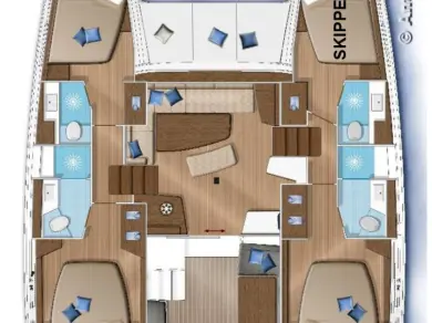 Hire a Lagoon Lagoon 42 Syra