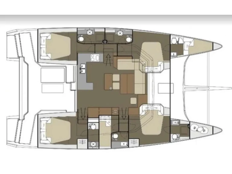 Hire Catamaran Dufour with a boat licence