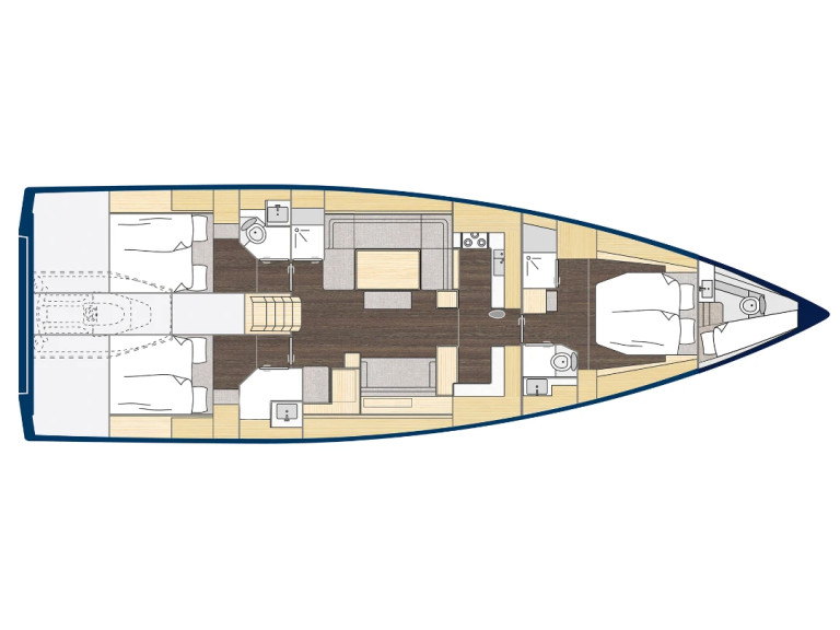 Hire Sailboat with or without skipper Bavaria Olbia