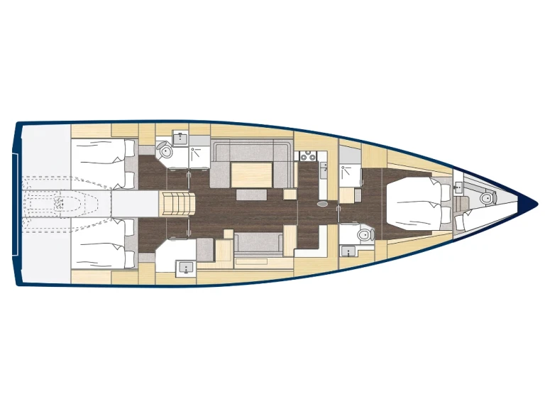 Hire Sailboat with or without skipper Bavaria Olbia