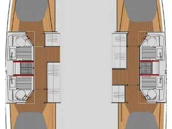 Catamaran hire in Trogir - Fountaine Pajot Astrea 42