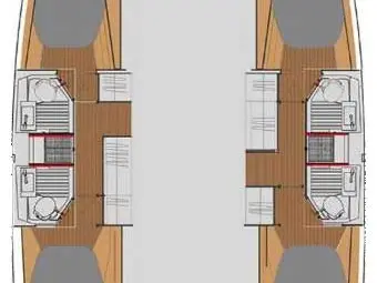 Catamaran hire in Trogir - Fountaine Pajot Astrea 42