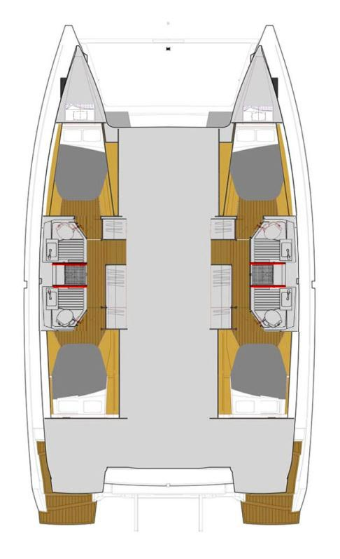 Hire Catamaran Fountaine Pajot with a boat licence