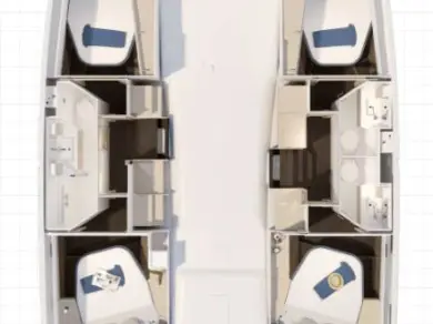 Yacht hire Pula cheap Fountaine Pajot FP 41 Quatuor 3