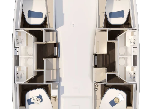 Catamaran hire in Biograd na Moru - Fountaine Pajot Fountaine Pajot FP 41 Quatuor 4