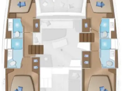 Hire Catamaran Lagoon with a boat licence