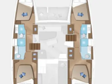 Hire Catamaran with or without skipper Lagoon Murter-Kornati