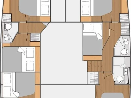 Catamaran hire in Palma de Mallorca - Fountaine Pajot Saba 50