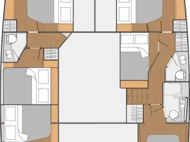 Catamaran hire in Palma de Mallorca - Fountaine Pajot Saba 50