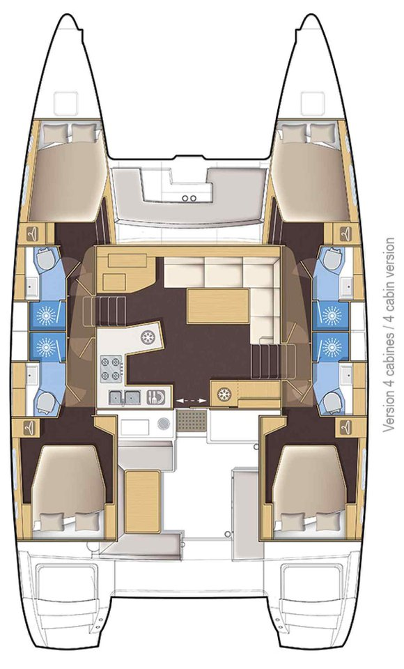 Hire a Lagoon Lagoon 450 Sport Top Palma de Mallorca