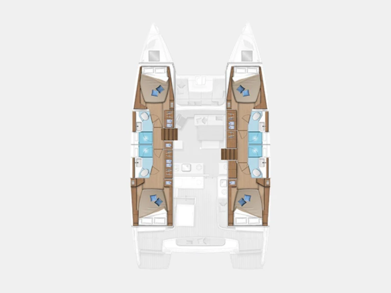 Yacht charter Bas du Fort - Lagoon Lagoon 46 on SamBoat