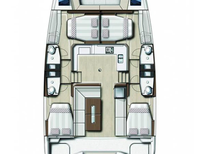 Bali Bali Catspace Voile charter bareboat or skippered in  Eden Island