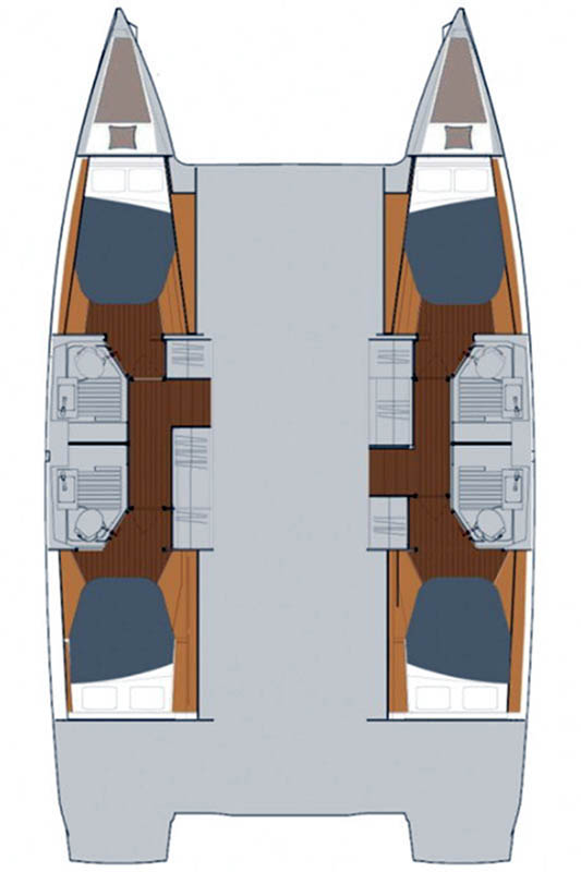 Hire Catamaran with or without skipper Fountaine Pajot Seget Donji