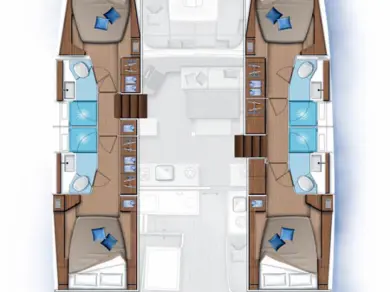 Catamaran to hire Eden Island at the best price