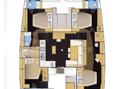 Hire Catamaran with or without skipper Lagoon Eden Island