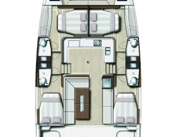 Bali Bali Catspace Voile charter bareboat or skippered in  Biograd na Moru