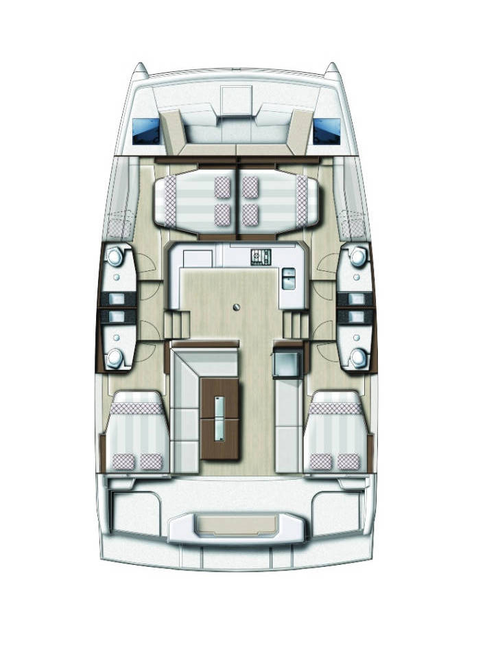 Bali Bali Catspace Voile charter bareboat or skippered in  Biograd na Moru